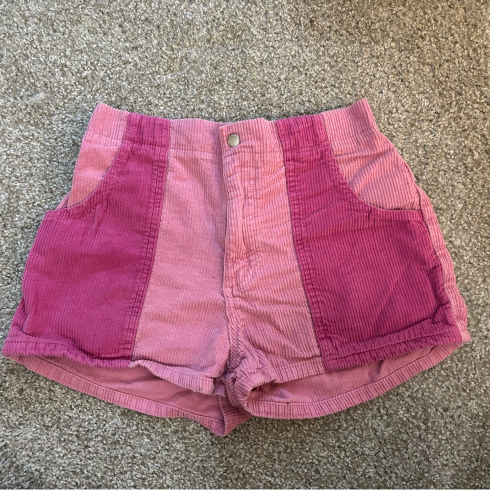 Urban Outfitters Hot Pink Corduroy Shorts